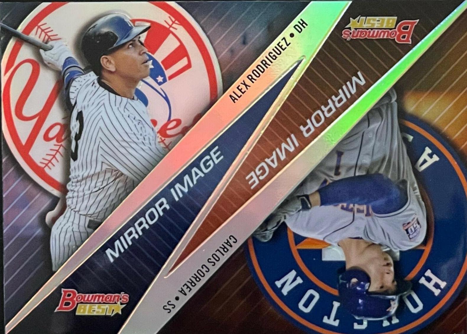 Alex Rodriguez, Carlos Correa #MI-9 Baseball Cards 2015 Bowman's Best Mirror Image