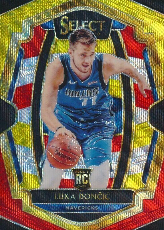 Luka Doncic newest Select Tri Color Prizm