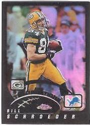 Bill Schroeder [Black Refractor] #88 Football Cards 2002 Topps Chrome