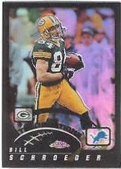 Bill Schroeder [Black Refractor] #88 Football Cards 2002 Topps Chrome Prices