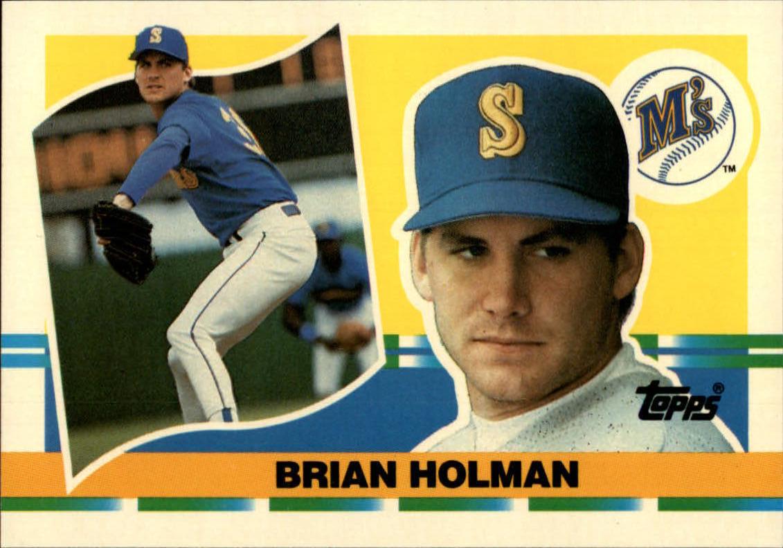 Brian Holman #282 Baseball Cards 1990 Topps Big Baseball