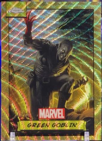 Green Goblin [Gold Wave] #101 Precios | Marvel 2024 Topps Chrome ...