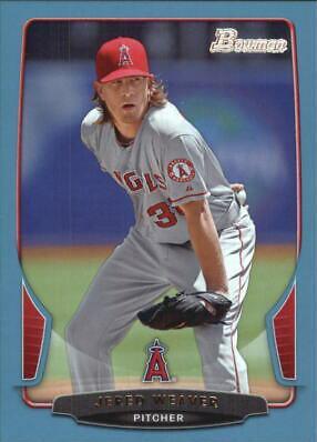 Jered Weaver #9 Baseball Cards 2013 Bowman