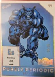 Beast #PP-99 2024 SkyBox Metal Universe Avengers Purely Periodic