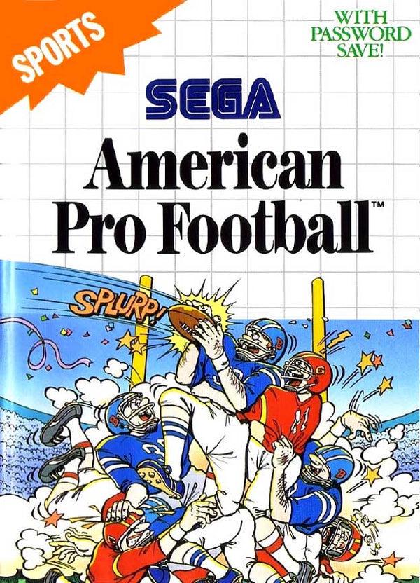 American Pro Football Sega Master System