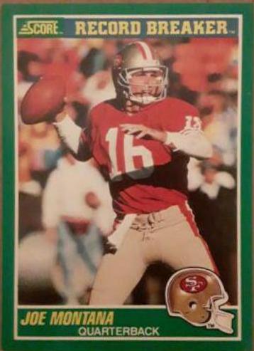 High quality 1989 Joe montana score lot of 2 SGC 8 AND 8.5