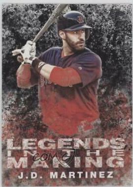 J.D. Martinez [Black] #LITM-18 Baseball Cards 2018 Topps Update Legends in the Making