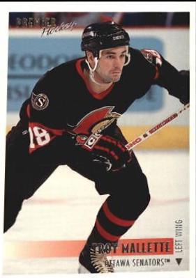 Troy Mallette #303 Hockey Cards 1994 Topps OPC Premier