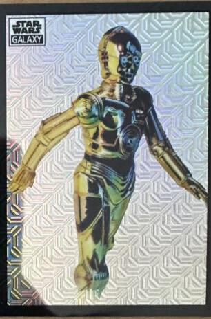 C-3PO [Mojo Refractor] #8 Star Wars 2022 Topps Galaxy Chrome