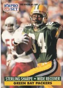 Sterling Sharpe #161 Football Cards 1991 Pro Set