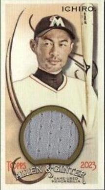 Ichiro #MFR-I Baseball Cards 2023 Topps Allen & Ginter Mini Framed Relics