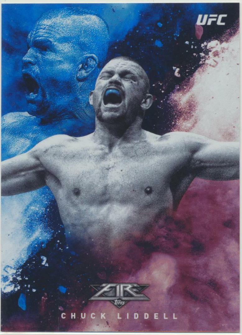 Chuck Liddell #F-8 Ufc Cards 2017 Topps UFC Fire Fired Up