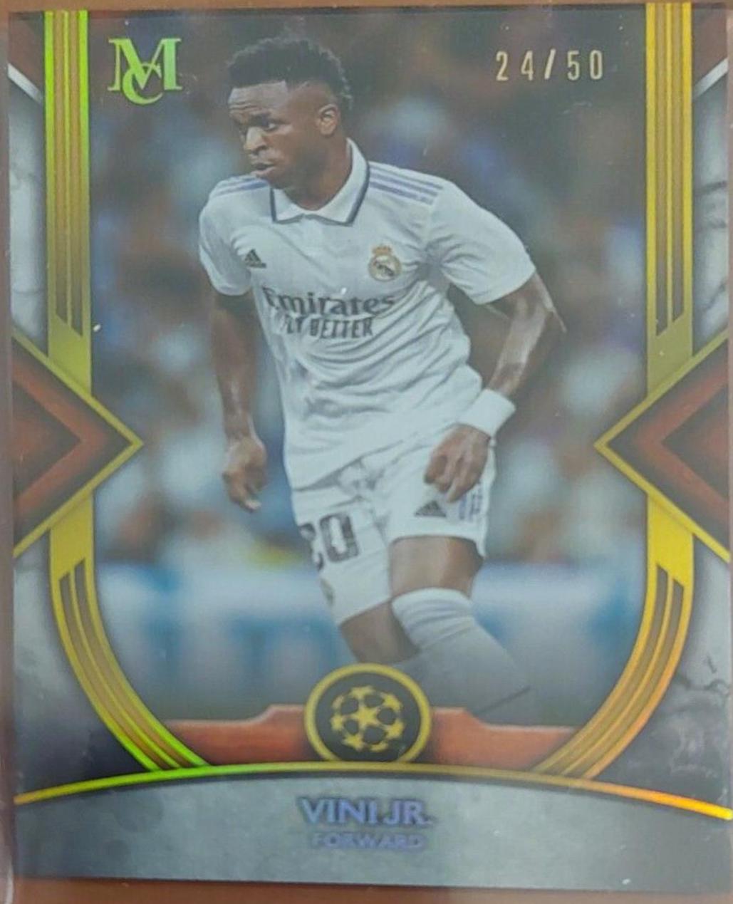 Vini Jr. [Gold] #20 Prices | 2022 Topps Museum Collection UEFA ...