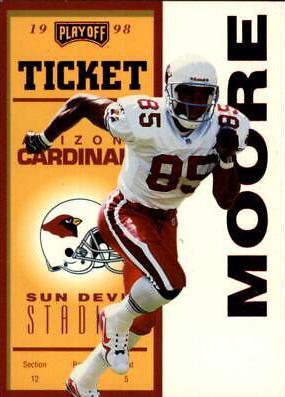 Rob Moore [Red] #1 Football Cards 1998 Playoff Contenders Ticket