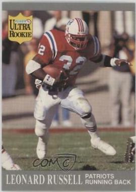 Leonard Russell #U-56 Football Cards 1991 Ultra Update