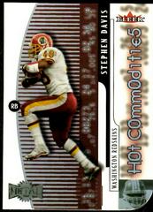 Stephen Davis #5 Football Cards 2000 Fleer Metal Hot Commodities Prices