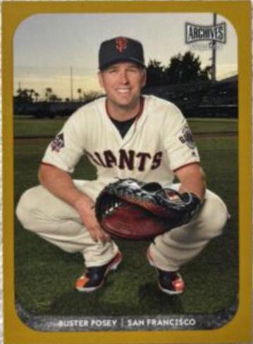 Buster Posey [Gold] #AS-BP Baseball Cards 2018 Topps Archives Snapshots