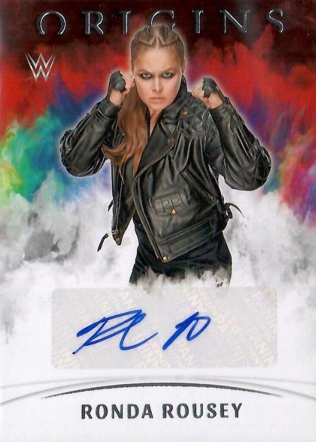 2022 Panini WWE Chronicles Origins Ronda orders Rousey Auto