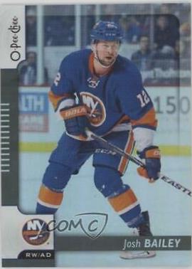 Josh Bailey [Black Rainbow Foil] #41 Hockey Cards 2017 O Pee Chee