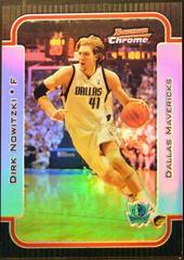 Dirk Nowitzki [Chrome Refractor] #20 Basketball Cards 2003 Bowman Prices