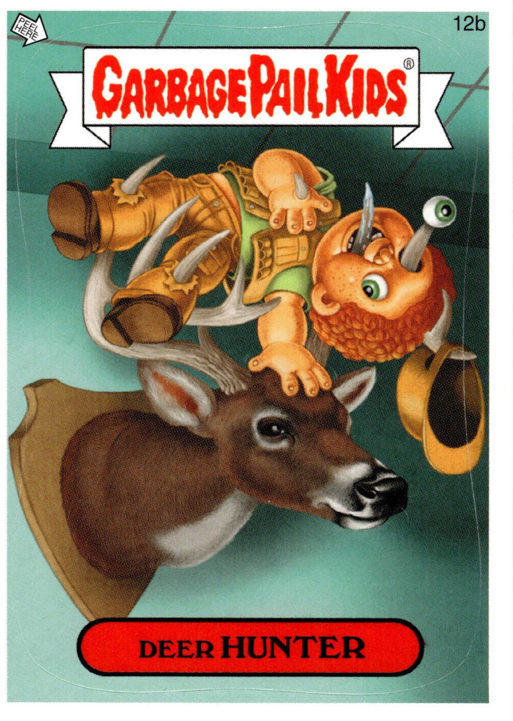 Deer HUNTER #12b 2007 Garbage Pail Kids