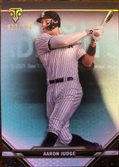 Aaron Judge [Aquamarine] #86 Baseball Cards 2021 Topps Triple Threads Prices