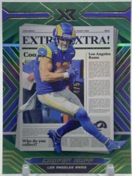 Cooper Kupp [Green] #EXT-19 Football Cards 2022 Panini XR Extra