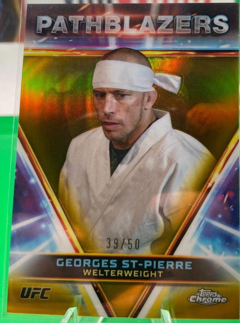 UFC Topps Chrome Georges orders St-Pierre OUT OF PRINT