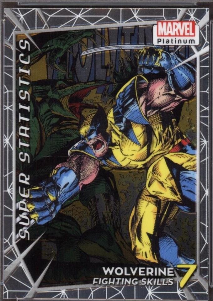 Wolverine #SS18 Marvel 2023 Upper Deck Platinum Super Statistics