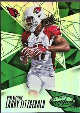 Larry Fitzgerald [Mirror Green] #78 Football Cards 2015 Panini Certified