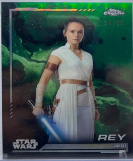 Rey [Kashyyyk Green Refractor] #112 Star Wars 2024 Topps Chrome