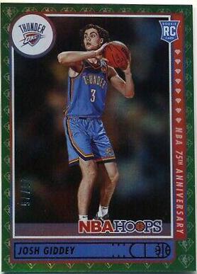 Josh Giddey [75th Anniversary] #202 Basketball Cards 2021 Panini Hoops