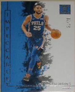 Ben Simmons #14 Basketball Cards 2019 Panini Impeccable