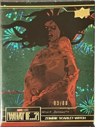 Zombie Scarlet Witch [Green] #31 Marvel 2023 Upper Deck What If