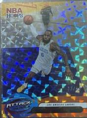 LeBron James [Hyper Red] #6 Basketball Cards 2023 Panini Hoops Attack the Rack Prices