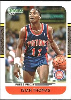 Isiah Thomas [Press Proof] #8 Basketball Cards 2022 Panini Donruss Retro Series