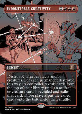 Indomitable Creativity [Foil] #72 Magic Outlaws of Thunder Junction Breaking News