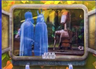 Hunt for the Jedi [Yellow] #12 Star Wars 2024 Topps Chrome Sapphire