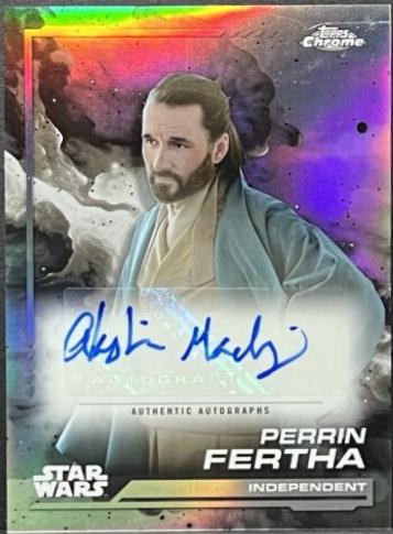 Alastair Mackenzie as Perrin Fertha #AU-AM Star Wars 2024 Topps Chrome Autograph