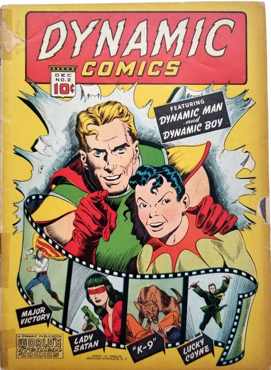 Dynamic Comics #2 (1941) Comic Books Dynamic Comics