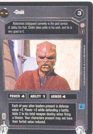 Chokk [Limited] Star Wars CCG Coruscant