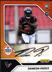 Dameon Pierce [Orange Autograph] #FL32 Football Cards 2022 Panini Instant RPS First Look Prices