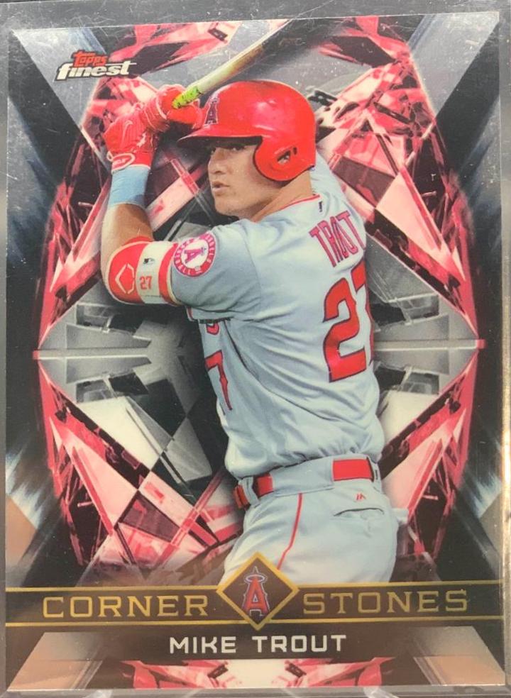 Mike Trout #FC-MT Baseball Cards 2018 Topps Finest Cornerstones