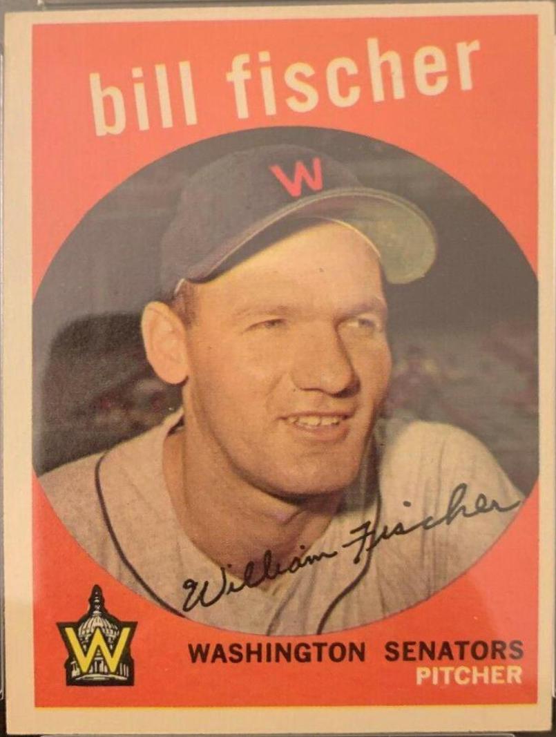 Bill Fischer [White Back] #230 Baseball Cards 1959 Topps