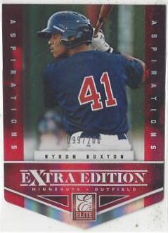 Byron Buxton [Aspirations Die Cut] #102 Baseball Cards 2012 Panini Elite Extra Edition