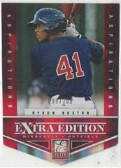 Byron Buxton [Aspirations Die Cut] #102 Baseball Cards 2012 Panini Elite Extra Edition Prices