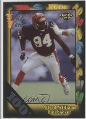 Alfred Williams [100 Stripe] #84 Football Cards 1991 Wild Card Prices