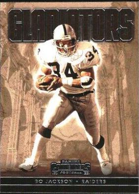 Bo Jackson #GLD-BJA Football Cards 2022 Panini Contenders Gladiators