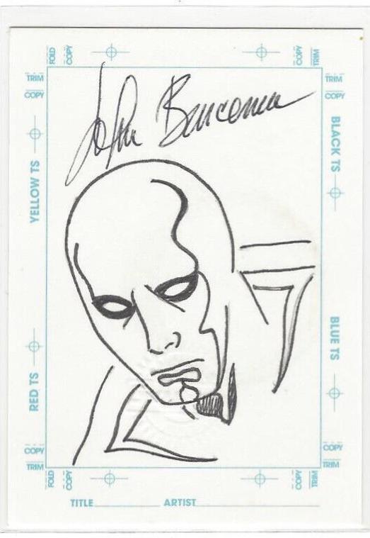 John Buscema Marvel 1998 The Silver Age Sketchagraph