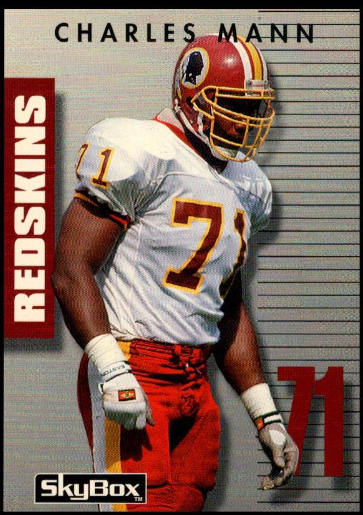 Charles Mann #242 Football Cards 1992 Skybox Primetime